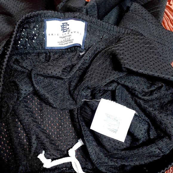 New ERIC Emanuel EE Official Merchandise Basic Shorts BLACK/BLUEISH L AUTHENTIC - Picture 7 of 12